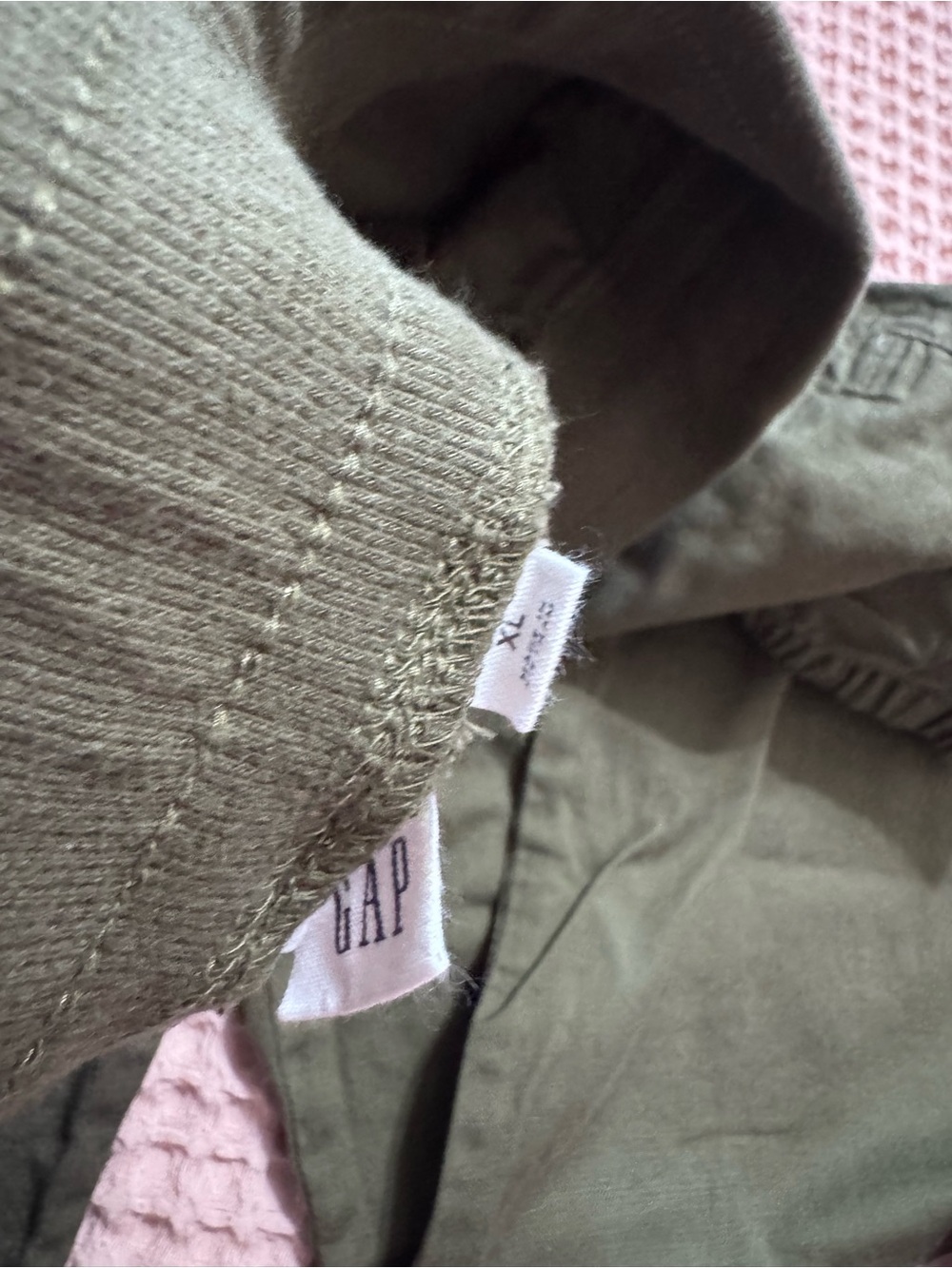 GAP Olive Green Cargo Jogger Pants - Picture 2 of 2